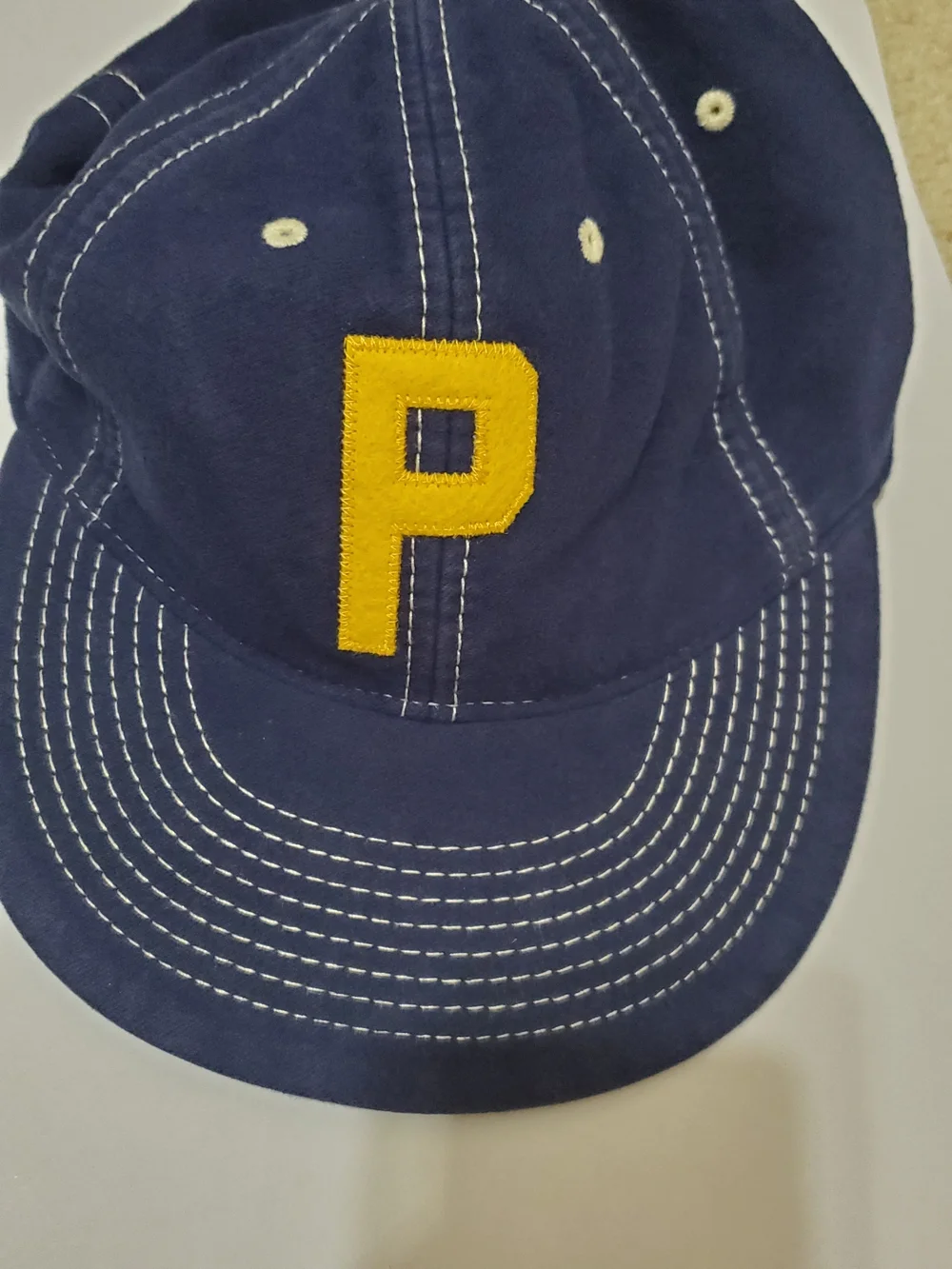 Polo Ralph Lauren Men's Felt-Patch Chamois Ball Cap Color Navy One Size